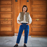 Okinawa mujer de costura de la mujer blusa y vestido
