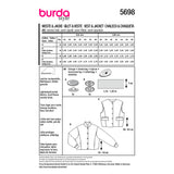 Burda boss n ° 5698: vest & jacket