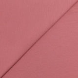 Jersey french terry coton Bio bois de rose