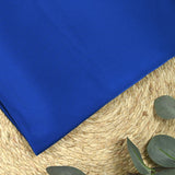 Satin de soie 100% bleu électrique