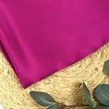 Satin de soie 100% magenta