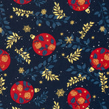 Christmas cotton printed background marine background