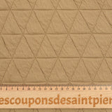 Jersey matt triangle beige background