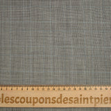 Suit fabric 100% Prince of Wales wool brown, blue ecru background