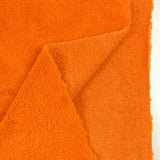 Orange bamboo sponge fabric sold per meter