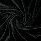 Velours chenille double face chiné noir