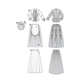 Patrón N ° 7880: Vestido histórico (1888)