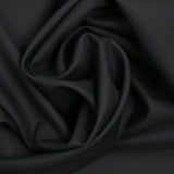 Black wool suit fabric
