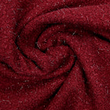 Lainage bouclette lurex rouge cramoisi