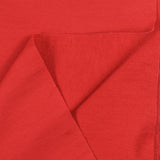Jersey french terry coton Bio rouge