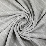 Polycotton tone-on-tone textured stripe gray background
