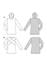 Patron Burda n°5680 : Pull