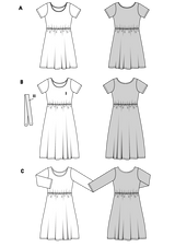 Patron Burda n°5686 : Robe