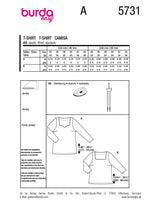 Burda Boss N ° 5731: camiseta