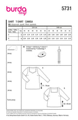 Burda Boss N ° 5731: camiseta