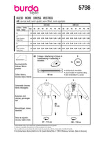 Burda boss n ° 5798: dress