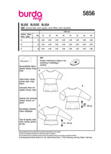 Burda Boss N ° 5856: Blusa