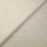 Silk veil with off-white satin bands