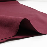 Wine red tubular ribbed cuffs per meter