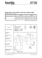 Pattern #6736: Coat