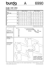 Patrón N ° 6990: camiseta