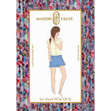 PEACOCK shorts sewing pattern