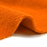 Orange bamboo sponge fabric sold per meter