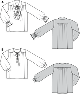Patron n ° 7332: pirate shirt disguise