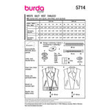 Burda boss n ° 5714: vest