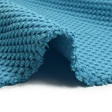 Azure blue honeycomb jersey