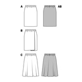 Burda pattern n°6937: Skirt
