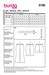 Burda kids pattern n°9196: Trousers