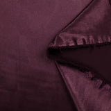 Eggplant fine polyester satin