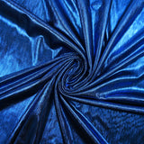 Jersey de poliéster laminado azul real