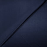 Plain polyester satin Inès navy blue