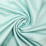Plain polyester satin Inès water green