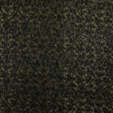 Fancy golden polyester lace embroidered with black lurex