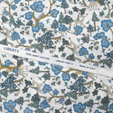 Liberty ® cotton Doe a Deer blue white background by the meter