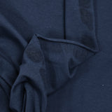 Jersey de algodón azul medianoche