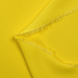 Chick yellow silk and acetate crepe de chine
