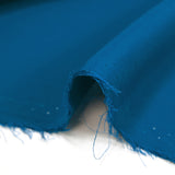 Cobalt blue silk and acetate crepe de chine