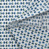 Cotton elastane sunrise in polka dot white background