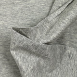 Heather gray cotton jersey