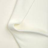 White heavy tubular ribbed jersey