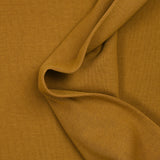 Heavy golden brown tubular ribbed jersey