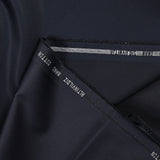 Navy cotton suit fabric
