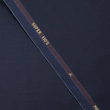 100% wool Super 110's dark blue suit fabric
