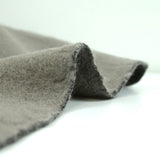100% Laine cardée taupe