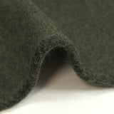 Bottle green boiled wool