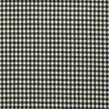 Tissu tailleur laine et mohair mini vichy blanc cassé et noir